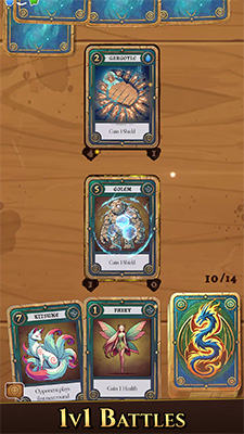 online card game - 1v1 Battles