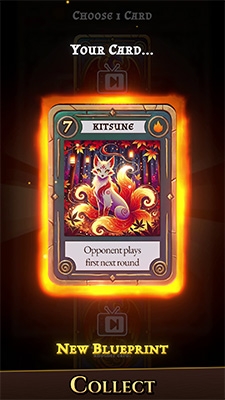 online card game - collect legendary card